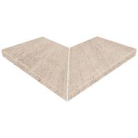 Gres porcelánico Cartabón exterior peldaño recto EVO Gris GRESMANC