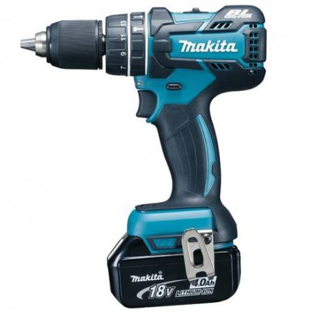 TALADRO PERCUTOR COMBINADO MAKITA DHP480RME 18V (4.0Ah)
