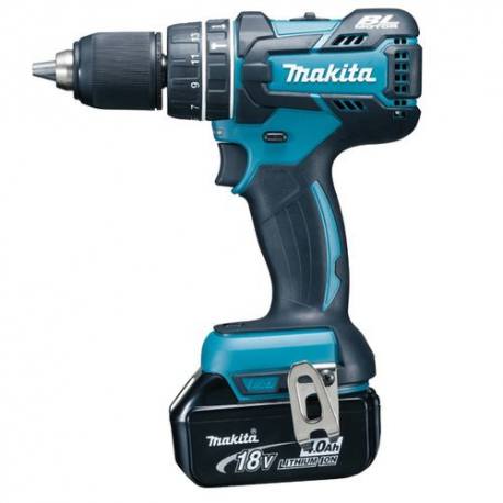 TALADRO PERCUTOR COMBINADO MAKITA DHP480RME 18V (4.0Ah)