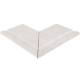 Gres porcelánico Cartabón exterior Piedra blanca GRESMANC
