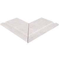 Gres porcelánico Cartabón exterior Piedra blanca GRESMANC