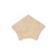 Gres porcelánico Esquina interior Media caña Beige GRESMANC