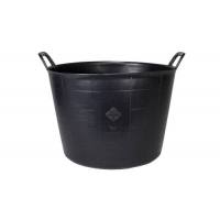 Capazo plástico muy resistente Rubí Negro 40 litros