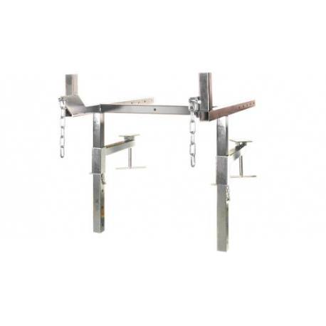 Soporte de fijación obra para bajante galvanizado Rubí