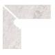 Gres porcelánico Zanquín fiorentino XL derecha Piedra blanca GRESMANC