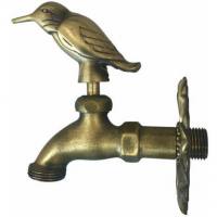 Grifo de jardín de latón diseño de pajaro 3/4