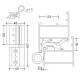 Bisagra RG. 4000 inoxidable derecha San Antonio