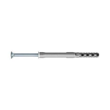 Blíster taco largo multimaterial SXR con tornillo cabeza avellanada Pozi Fischer 10 Unidades