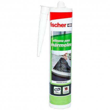 Silicona para marmoles transparente Fischer