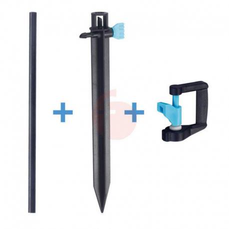 Set mini microaspersor 360 y varilla 30 cm