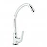 Grifo fregadero monomando ca&ntilde;o alto cromado 1 agua