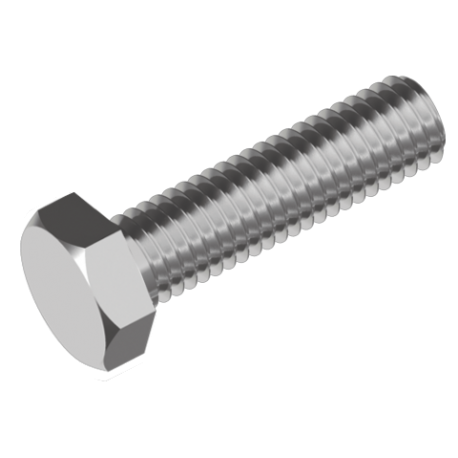 Tornillo DIN 933 zincado 6.8