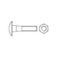 Tornillo métrica con tuerca 603 934 zincado