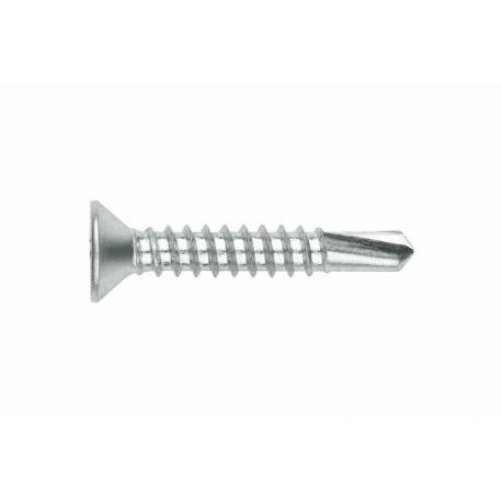 Tornillo broca DIN 7504 cabeza plana