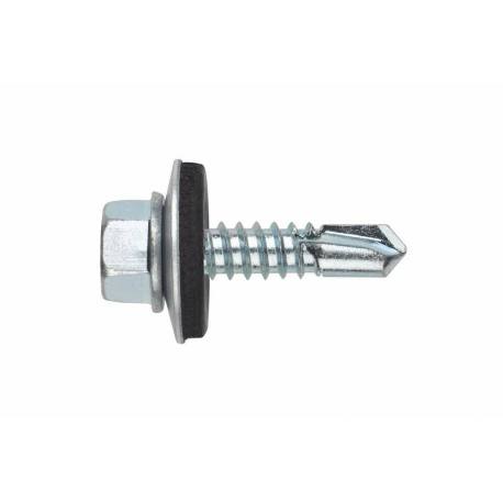 Tornillo broca DIN 7504 hexagonal con arandela