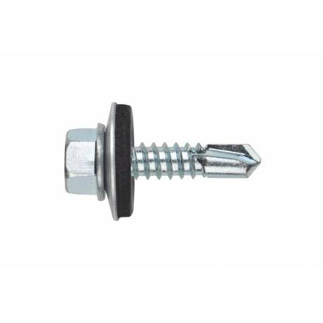 Tornillo broca DIN 7504 hexagonal con arandela