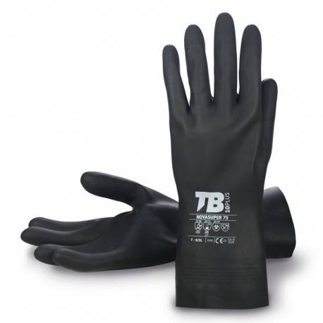 Guantes de neopreno negro 10 unidades