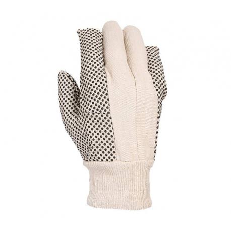 Guantes de algodón moteado Caja de 12 uds
