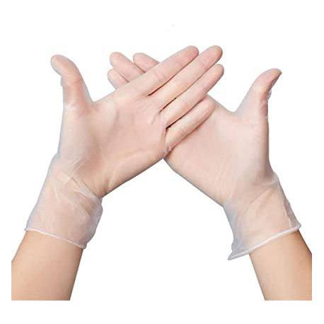 Guantes de vinilo con polvo Caja de 100 uds