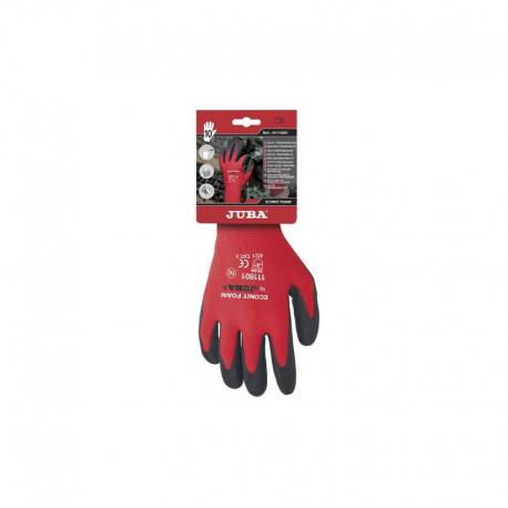 Guantes de nylon Econit Foam Negro 10 unidades