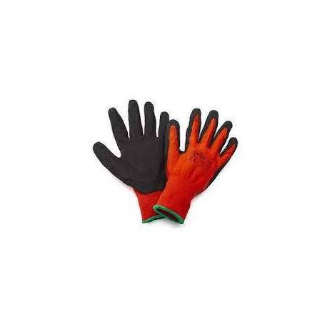 Guantes nylon lycra Nitrilo Foam rojo