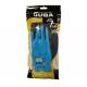 Guante nylon con doble recubrimiento de latex azul