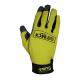 Guantes de piel de refuerzo Mecanix amarillo 5 uds