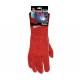 Guante para soldador de serraje rojo Juba
