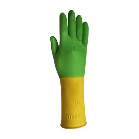 Guante de latex para niños natural color amarillo verde 12 pares