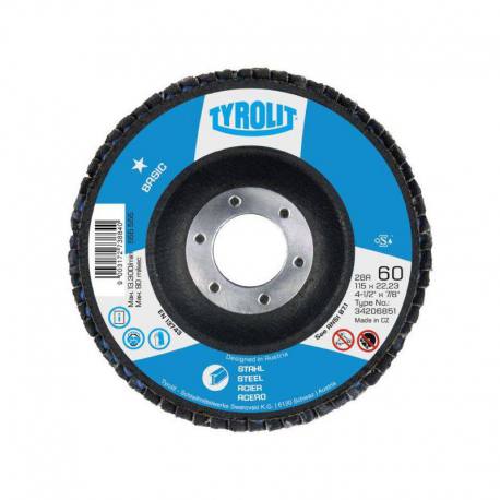 Disco de láminas de acero Corindon 115x22,2