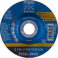 Disco de desbaste inoxidable E115-7 PSF PFERD