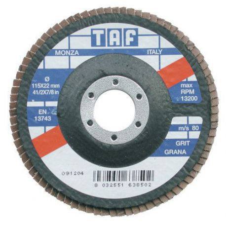 Disco de láminas zirconio 115X22 LVZ38 TAF 60