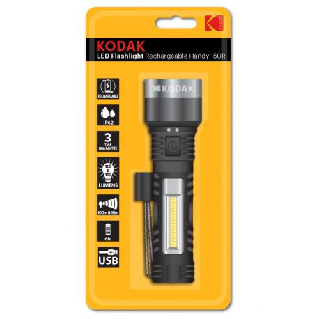 Linterna recargable Kodak Handy 150 Lumens