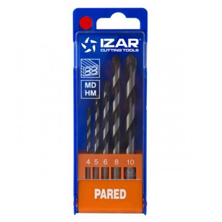 Juego de brocas para pared Standard 4 a 10 mm