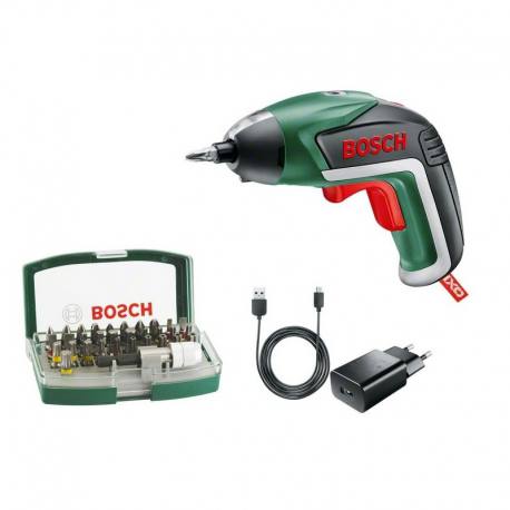 Atornillador a batería Bosch IXO 3.6 V 1.5 Ah + 32 puntas 06039A800S