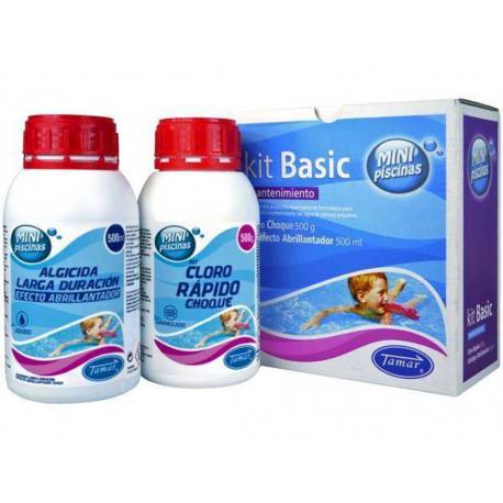 Kit mini piscinas cloro rápido + algicida 500 ml