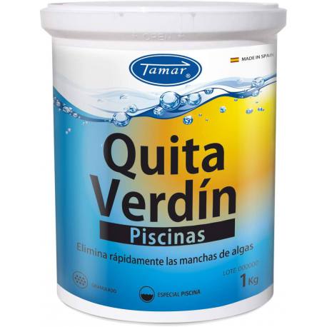 Quita verdin para piscinas 1 Kg Tamar