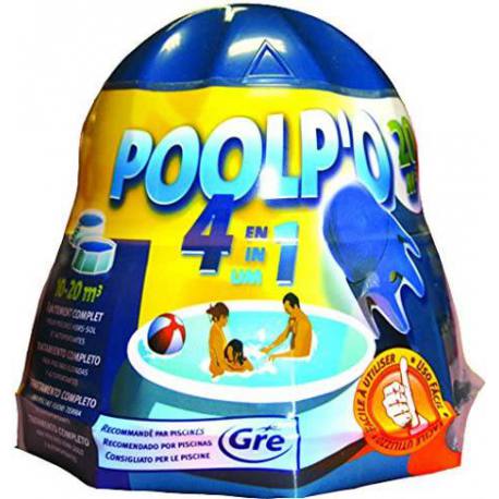 Poolp'o para Piscinas 10-20 m3 4 en 1 Gre 08013A