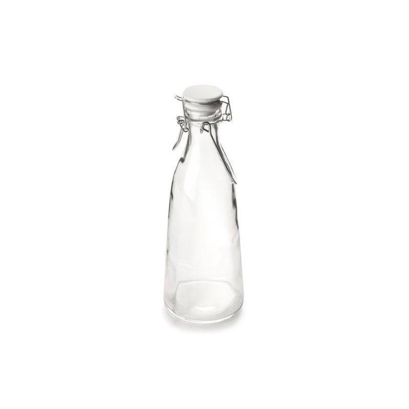 Botella de cristal para leche de 1 litro Ibili