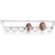 Huevera de plástico 14 huevos transparente 11,5 x 37 cm