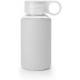 Botella infantil con funda de silicona gris Ibili