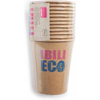 Vasos de papel Kraft desechables 240 ml 12 unidades