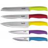 Set de 5 cuchillos colores surtidos mango soft y taco de madera
