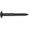 Tornillo barraquero inviolable torx negro 7 x 70 4 unidades