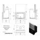 CHIMENEA CALEFACTORA ZUZIA 15KW