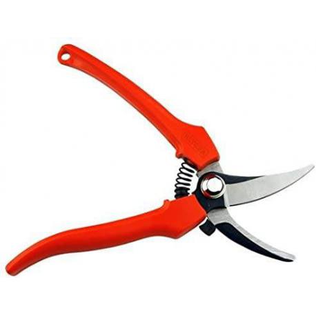 Tijera vendimia hoja curva 18 cm