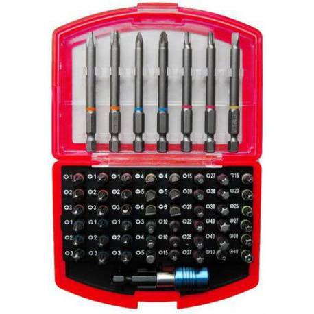 Kit 56 puntas con adaptador magnetico