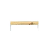 Bordura de madera pies metal 20 cm