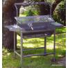 Barbacoa inoxidable Baluja parrilla elevable 720x430 mm
