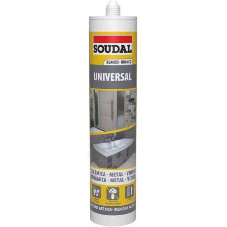 Silicona blanca universal 280ml soudal